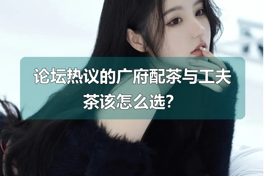 论坛热议的广府配茶与工夫茶该怎么选?